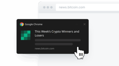 Web push notifications