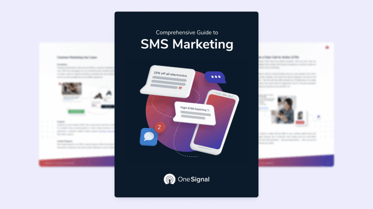 The Ultimate SMS Marketing Guide - Free Ebook - OneSignal
