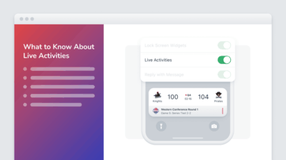 Video what you need to know about live activities