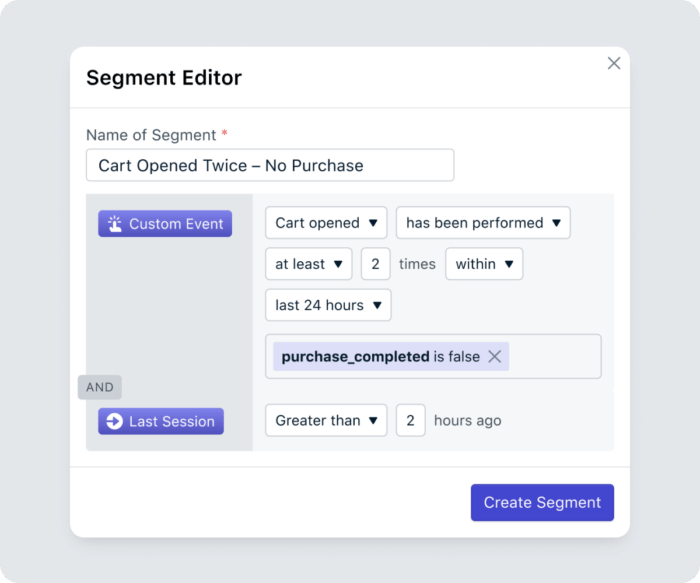 Event-Based Segment