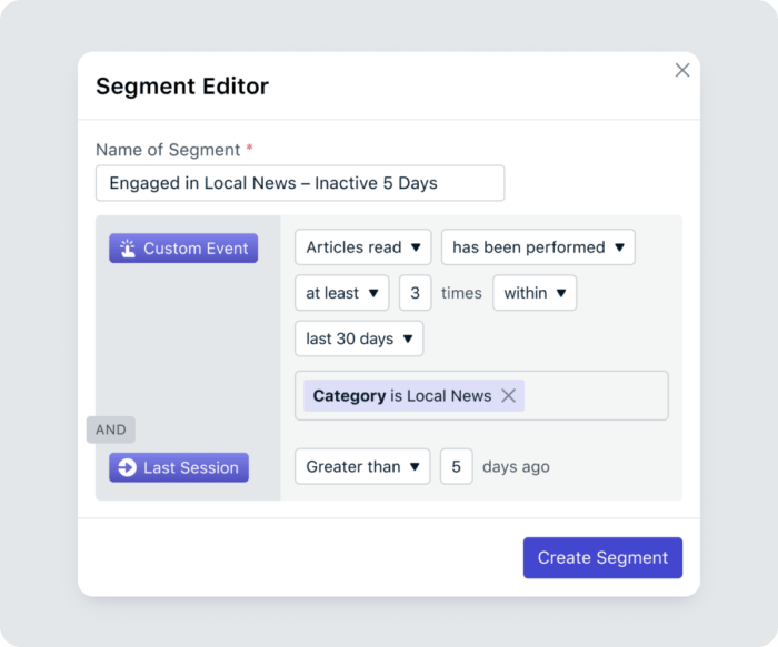 Event-Based Segment