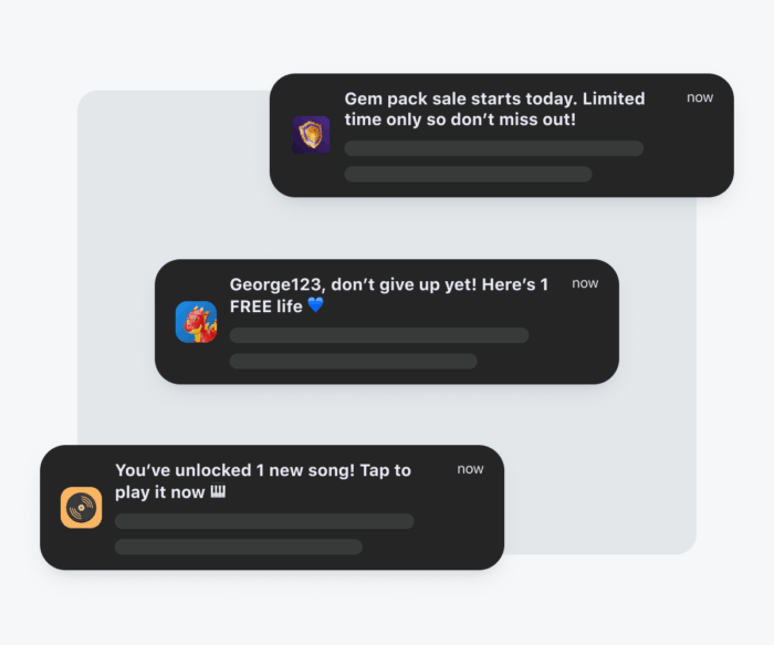Drive player retention
