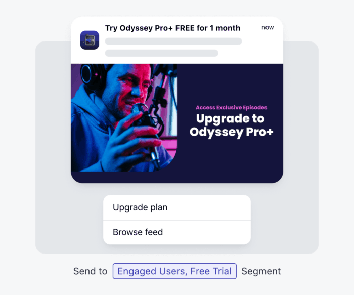 Upsell to high-value customers