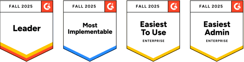 G2 badge set fall 2025