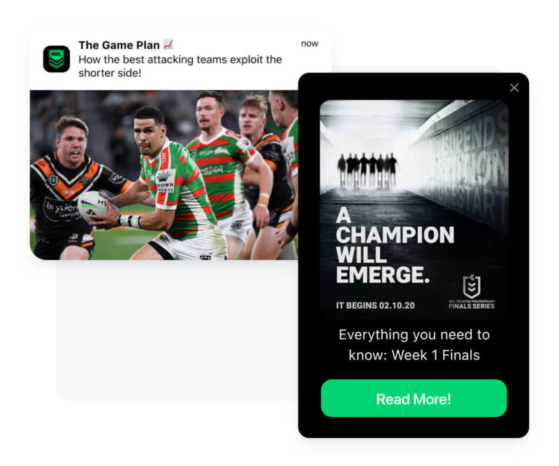 Priming effect the national rugby league