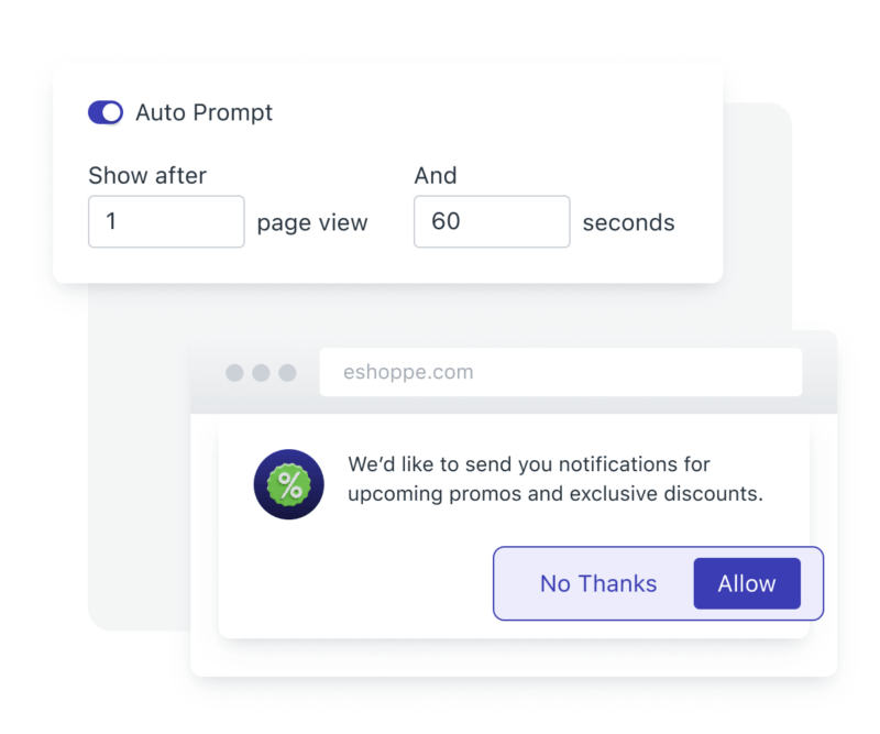 Web push smarter prompting at the right time