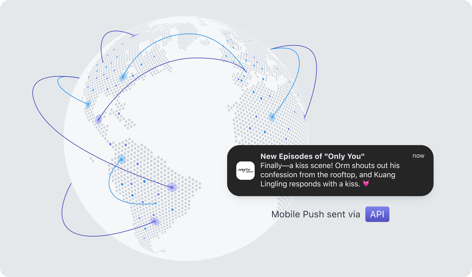 mytv super tuning to a stronger frequency API push delivery